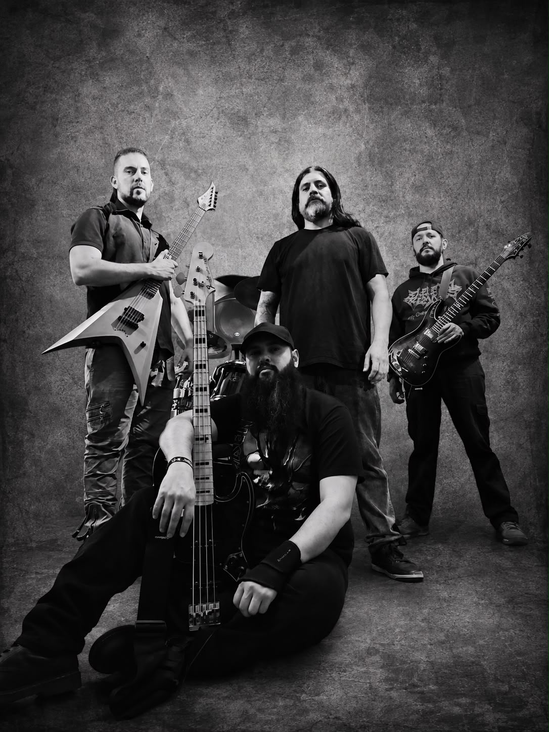 Deformity band members promotional photo, Costa Rica 2026